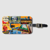  bagagelabels (Voorkant (horizontaal))