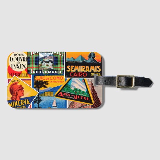  bagagelabels (Voorkant (horizontaal))