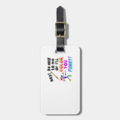 bagagelabels - Kleur u grappig (Voorkant verticaal)