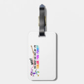 bagagelabels - Kleur u grappig (Achterkant verticaal)
