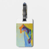 Bagagelabels met Gallus Domesticus (Achterkant verticaal)