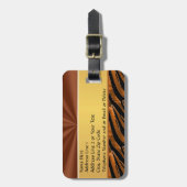 Bagagelabels met monogram voor Vrouwen (Voorkant verticaal)