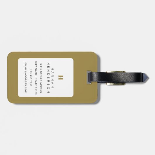 Bagagelabels met sleuf (Achterkant horizontaal)