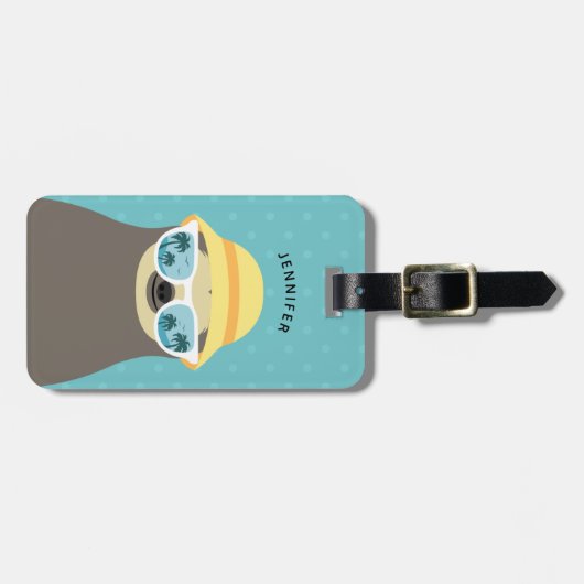 Bagagelabels met sleuf (Voorkant horizontaal)