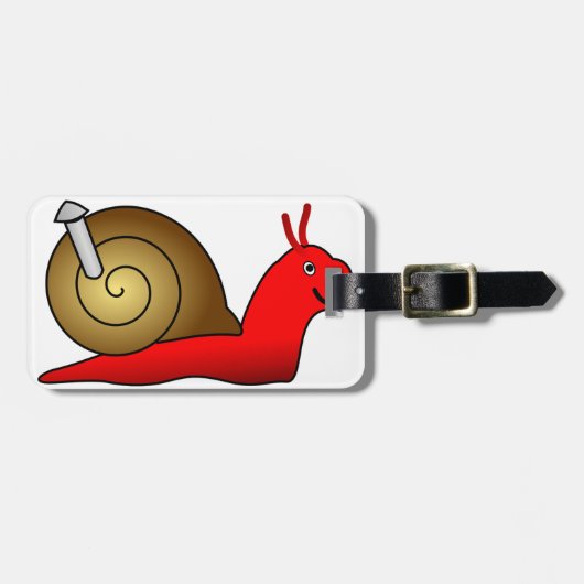 Bagagelabels slakken (Voorkant horizontaal)