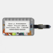 Bagagelabels Sportkluisontwerp (Achterkant horizontaal)