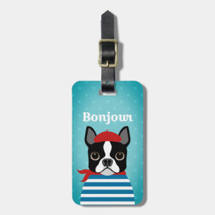 Bagagelabels van Boston Terrier