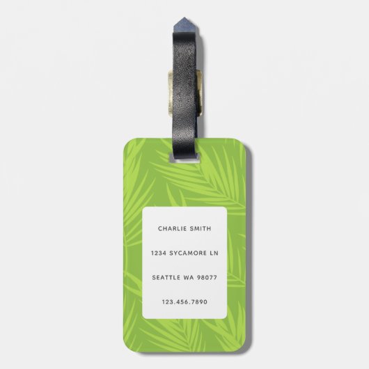 Bagagelabels van Boston Terrier (Achterkant verticaal)