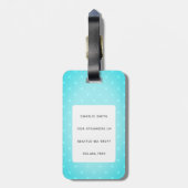 Bagagelabels van Boston Terrier (Achterkant verticaal)