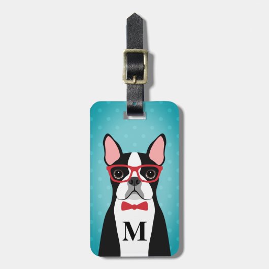 Bagagelabels van Boston Terrier (Voorkant verticaal)