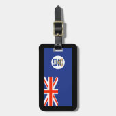 Bagagelabels van de Falklandeilanden (Voorkant verticaal)