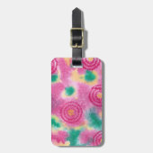 Bagagelabels voor de Abstracte Waterverf van Flora (Voorkant verticaal)