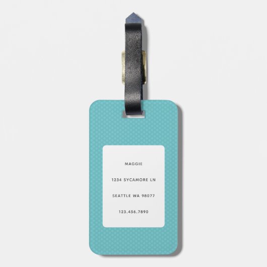 Bagagelabels voor labrador Retriever (Achterkant verticaal)