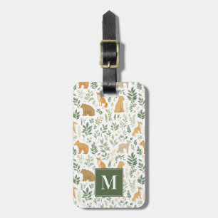 Bagagetail met Dieren uit het Bos Bagagelabel