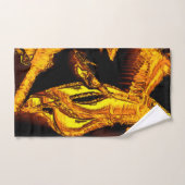 Bagasse ou morceaux de peaux de mandarine déshydra (Serviette à main)