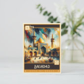 Bagdad, Irak |  schilderij Briefkaart (Staand voorkant)