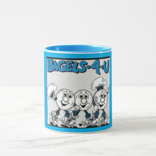 Bagel 4 U Café Mug (Centre)