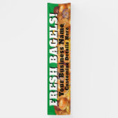 Bagel Business Banner FREH BAGELS (Verticaal)