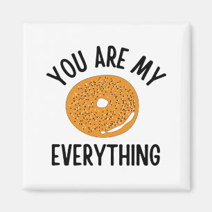 Bagel Jij Bent Mijn Alles Grappig Magneet
