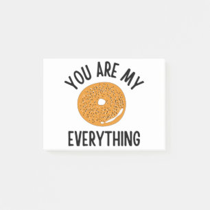 Bagel, jij bent m'n grappige. post-it® notes