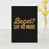 Bagel Kaart (Gele Bloem)