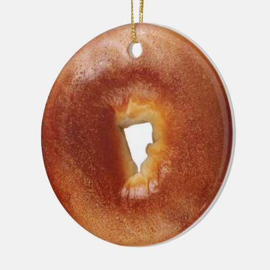 Bagel Keramisch Ornament (Links)