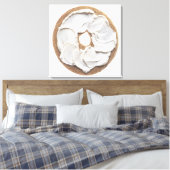 Bagel met Cream Cheese Canvas Afdruk (Insitu (Slaapkamer))
