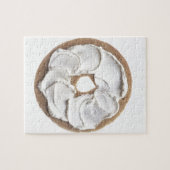 Bagel met Cream Cheese Legpuzzel (Horizontaal)