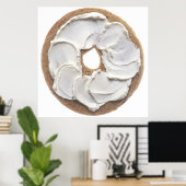Bagel met Cream Cheese Poster (Thuiskantoor)