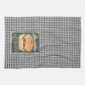 Bagel Ontbijt Retro Theedoek (Horizontaal)