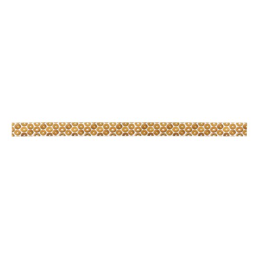 Bagel Pattern Satin Ribbon Lint (Voorkant)