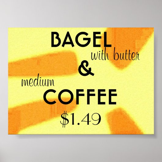 bagel poster (Voorkant)
