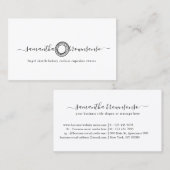 Bagel sketch bakkerij koekjes cupcakes visitekaartje (Voorkant / Achterkant)