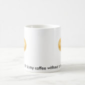 Bagel sur une tasse de café (Centre)