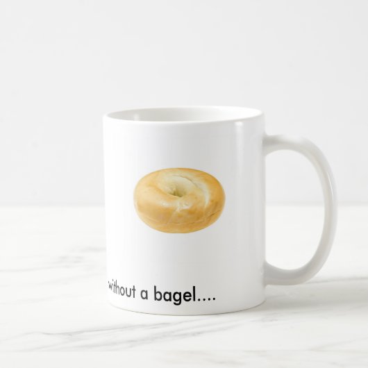 Bagel sur une tasse de café (Droite)
