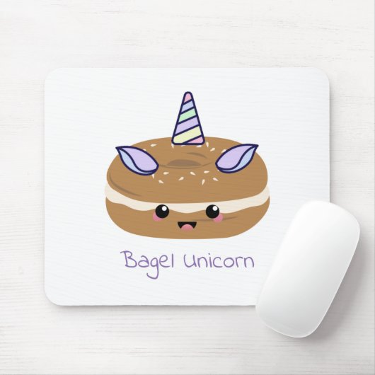 Bagel Unicorn Bagel Buddies Muismat (Met muis)
