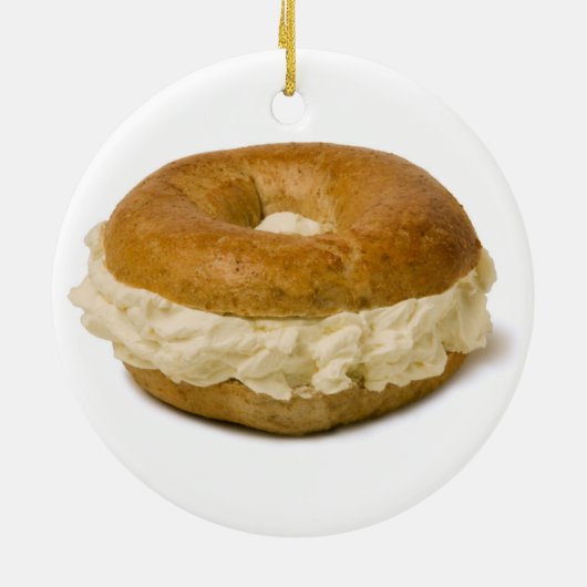 Bagel w/Cream Cheese Ornament (Achterkant)