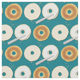 Bagels Cute Breakfast Food Kinderen Stof