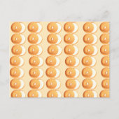 Bagels en crème briefkaart (Voorkant)