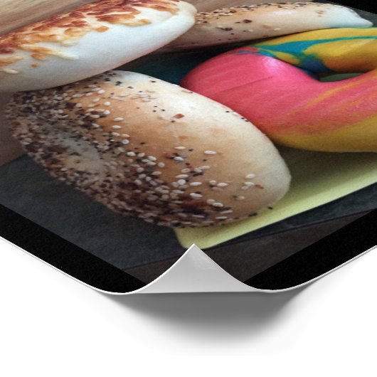 Bagels Foto Poster (Hoek)
