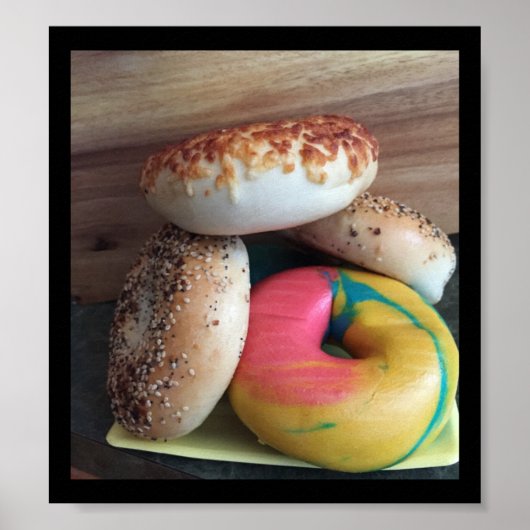 Bagels Foto Poster (Voorkant)