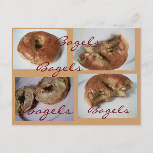 Bagels YUM Briefkaart