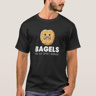 Bagels zijn mijn spirituele dier t-shirt