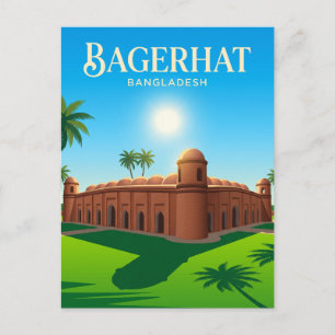 Bagerhat Moskee Stad Bangladesh Briefkaart