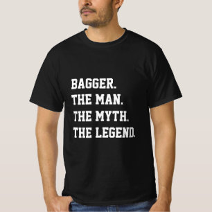 Bagger het Man The Myth De Legende T-Shirt