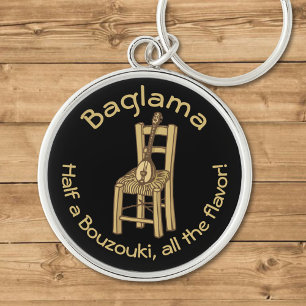 Baglama over de Sleutelhanger