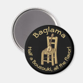 Baglama, voorzitter magneet (Voorkant / Achterkant)