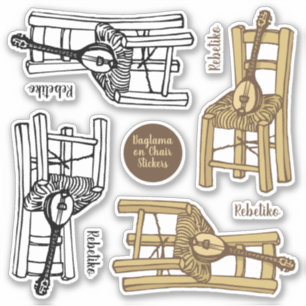 Baglama, voorzitter sticker