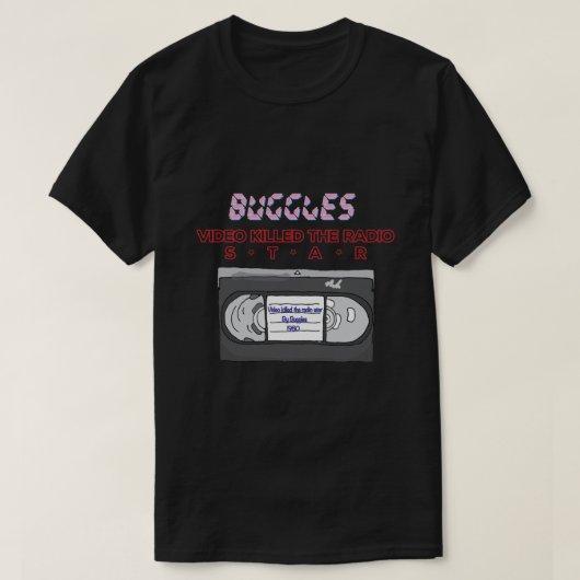Bagles T Shirt Video heeft de radio Star Classi ge (Design voorkant)