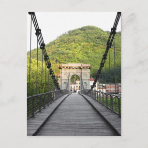 Bagni di Lucca, Toscane, Italië - Een oude brug Briefkaart